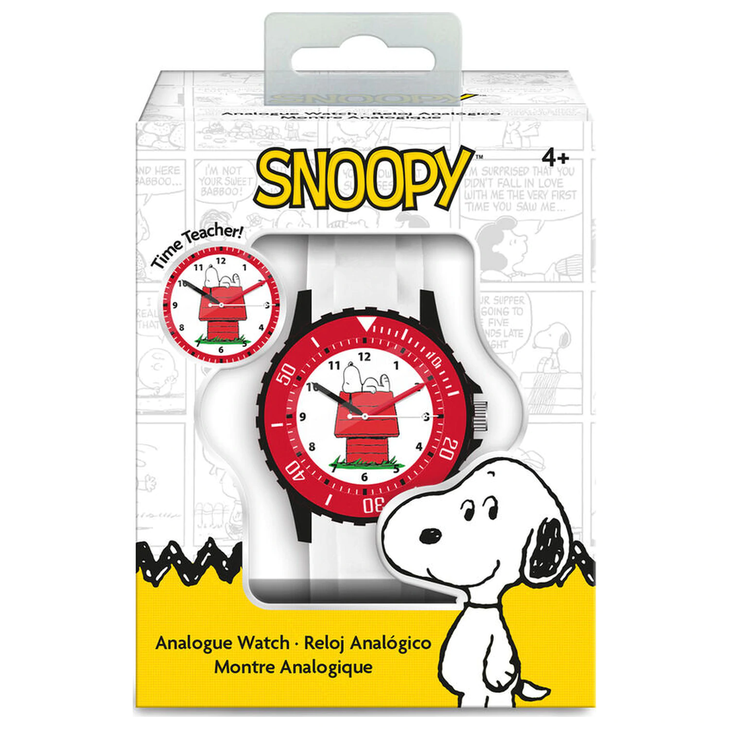 Peanuts Snoopy analoge Uhr Produktfoto