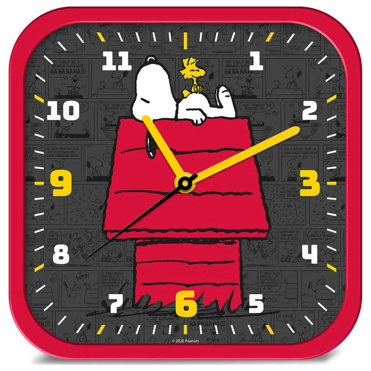 Peanuts Snoopy Wanduhr Produktfoto