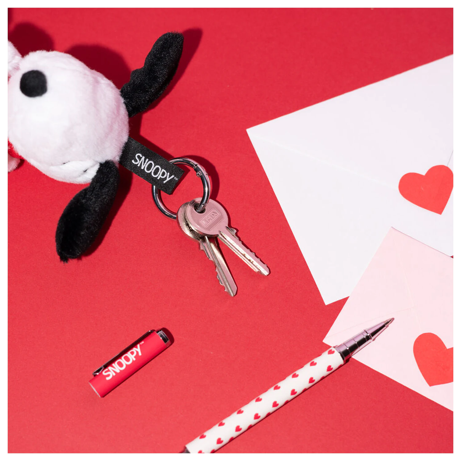 Peanuts Snoopy Plüsch Schlüsselanhänger Produktfoto