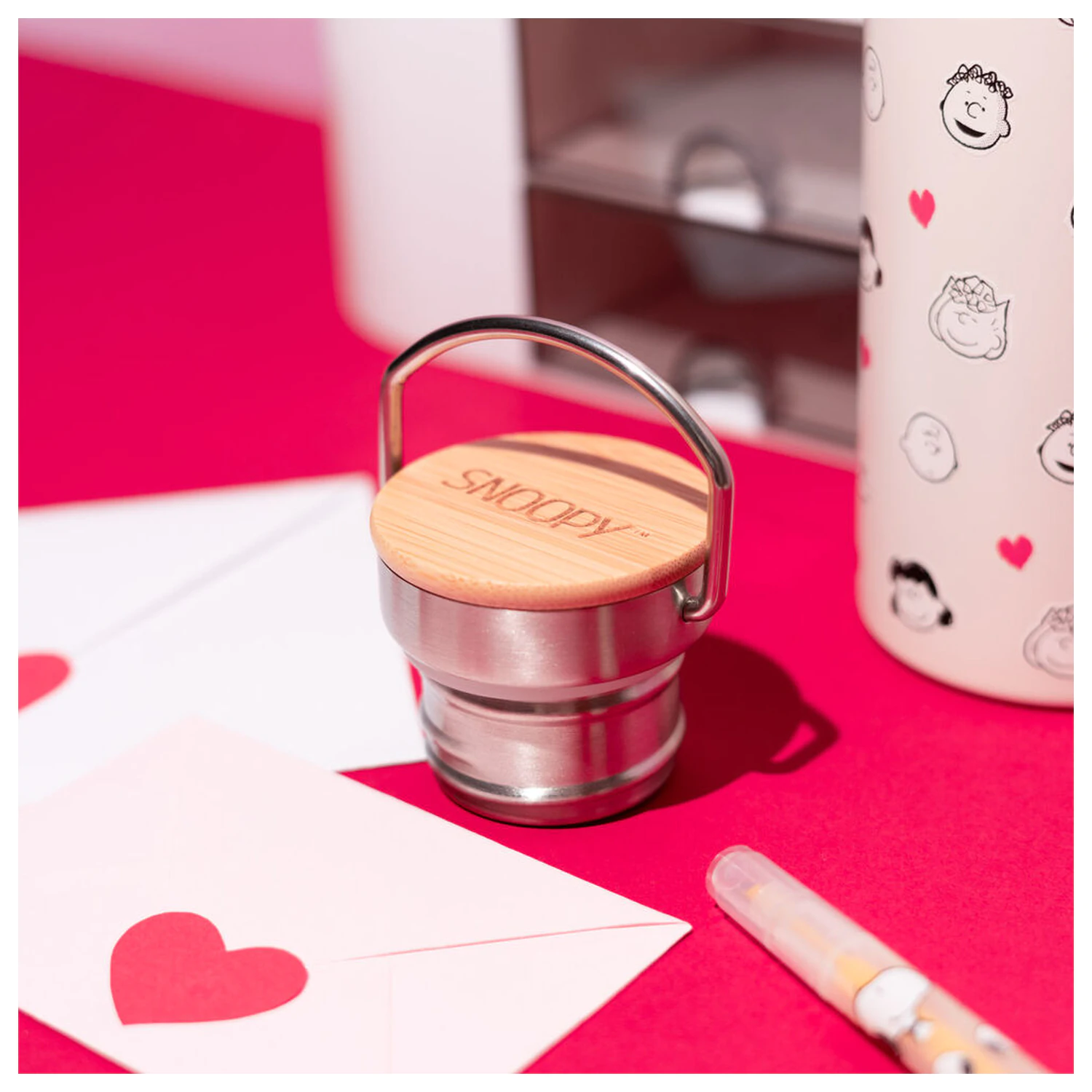 Peanuts Snoopy Edelstahlflasche 500ml Produktfoto