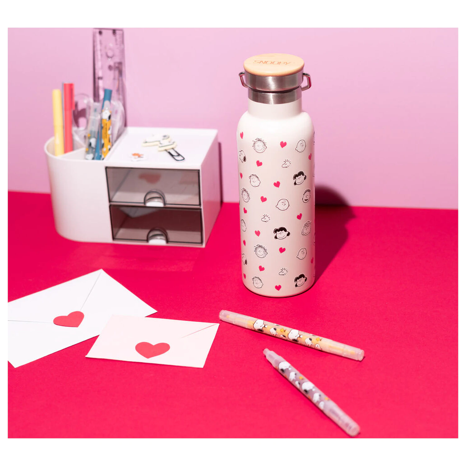 Peanuts Snoopy Edelstahlflasche 500ml Produktfoto