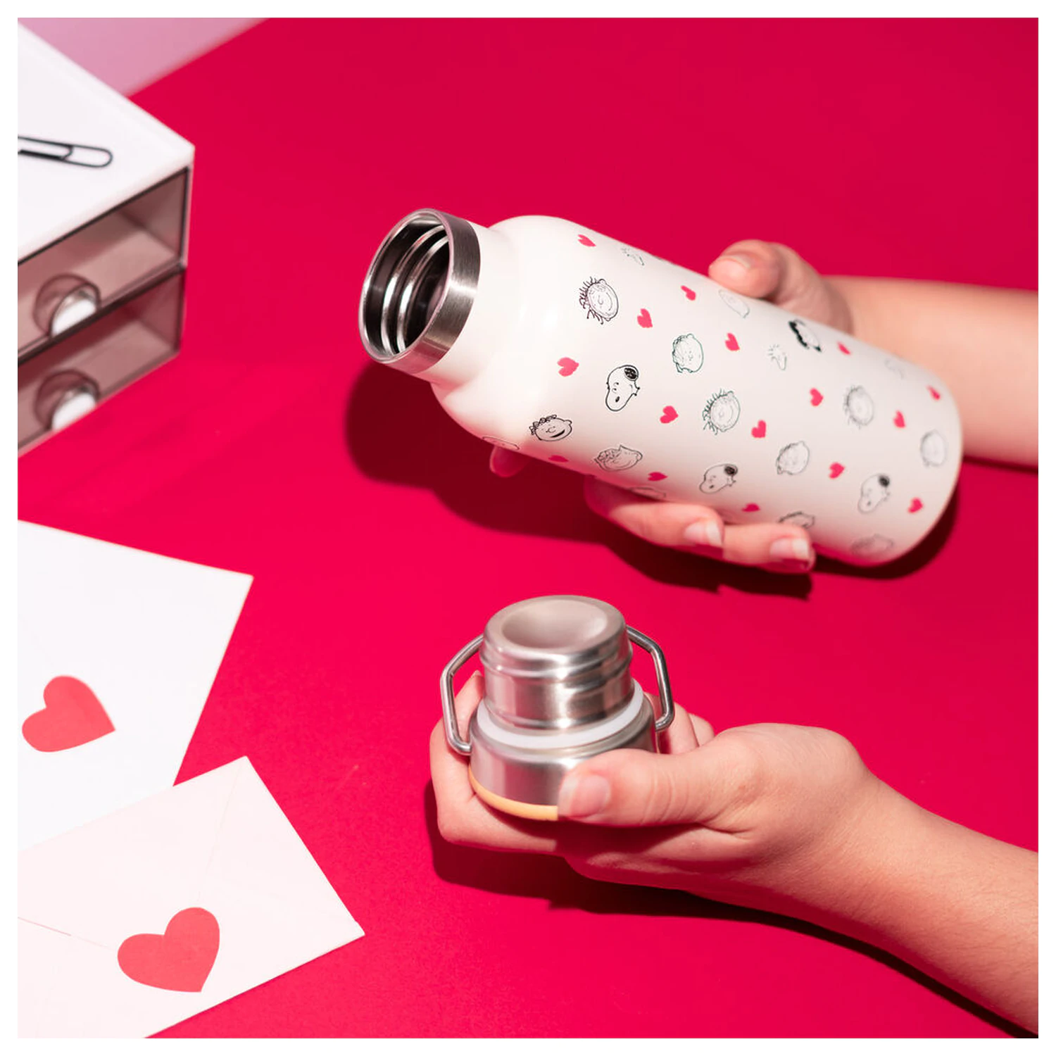 Peanuts Snoopy Edelstahlflasche 500ml Produktfoto