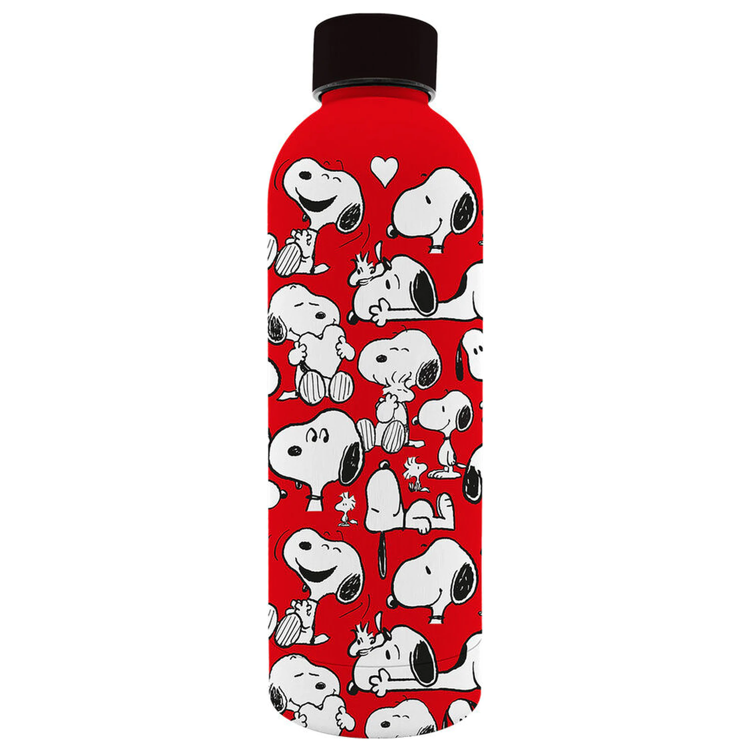 Peanuts Snoopy Edelstahl Soft Touch Wasserflasche 800 ml Produktfoto