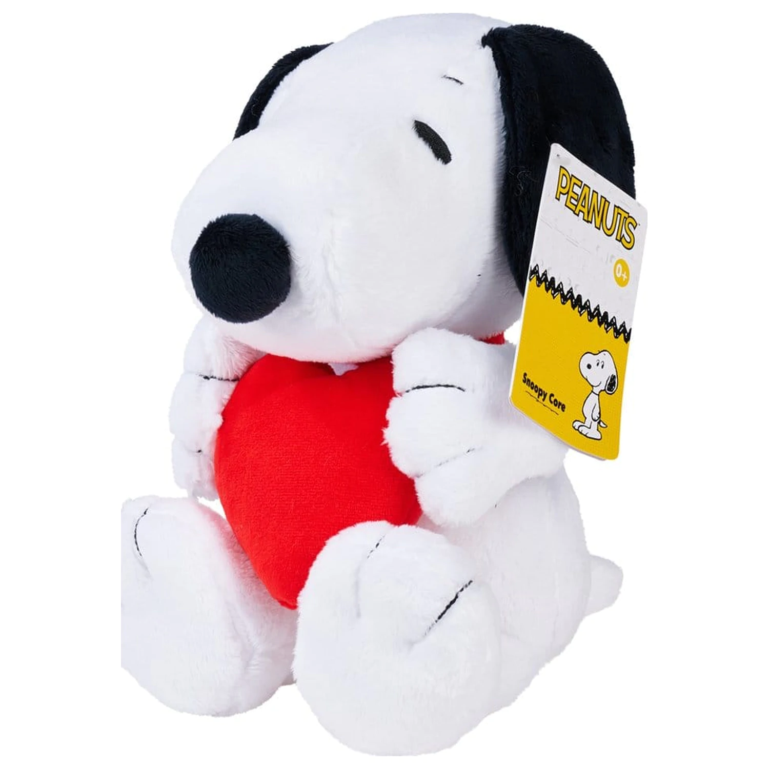 Peanuts Plüschfigur Snoopy Sitting with Heart 25 cm Produktfoto