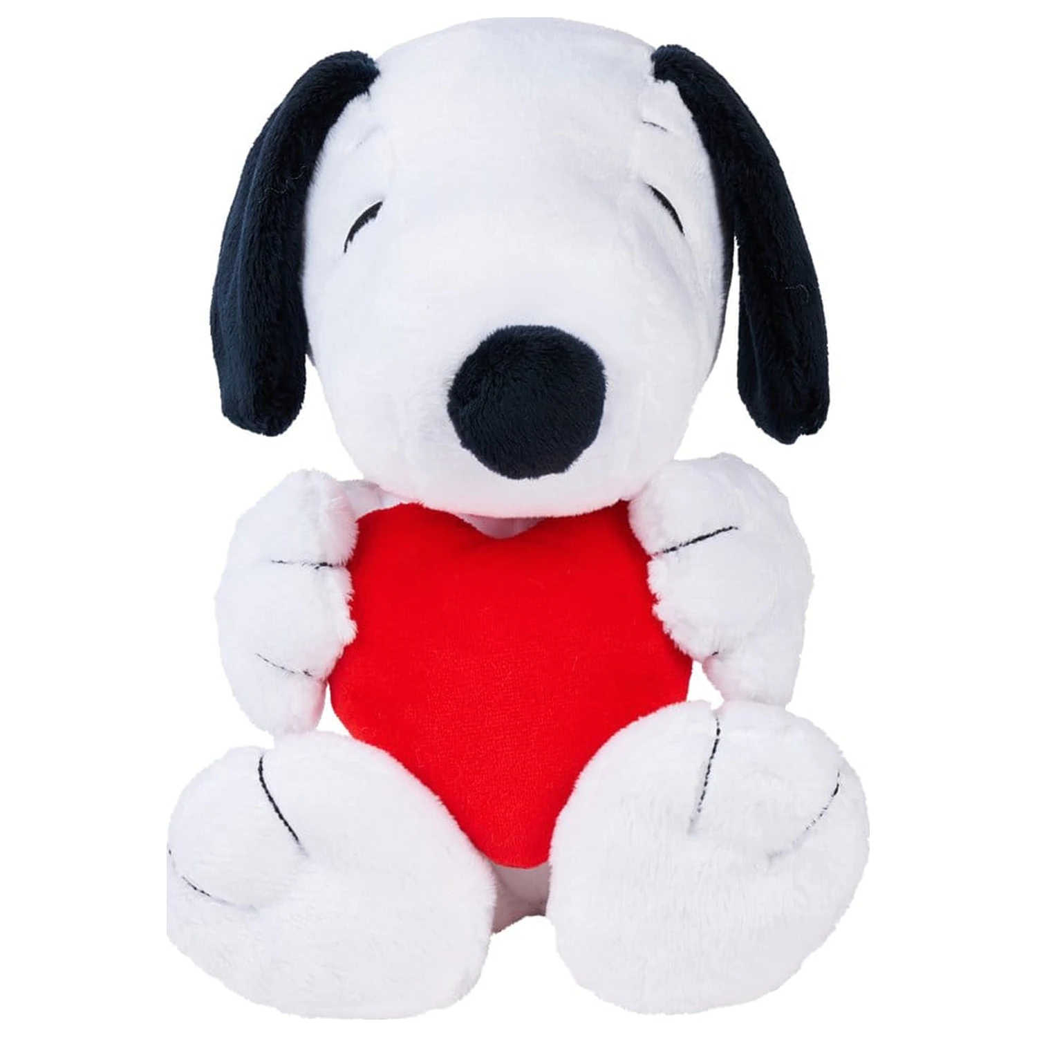 Peanuts Plüschfigur Snoopy Sitting with Heart 25 cm Produktfoto