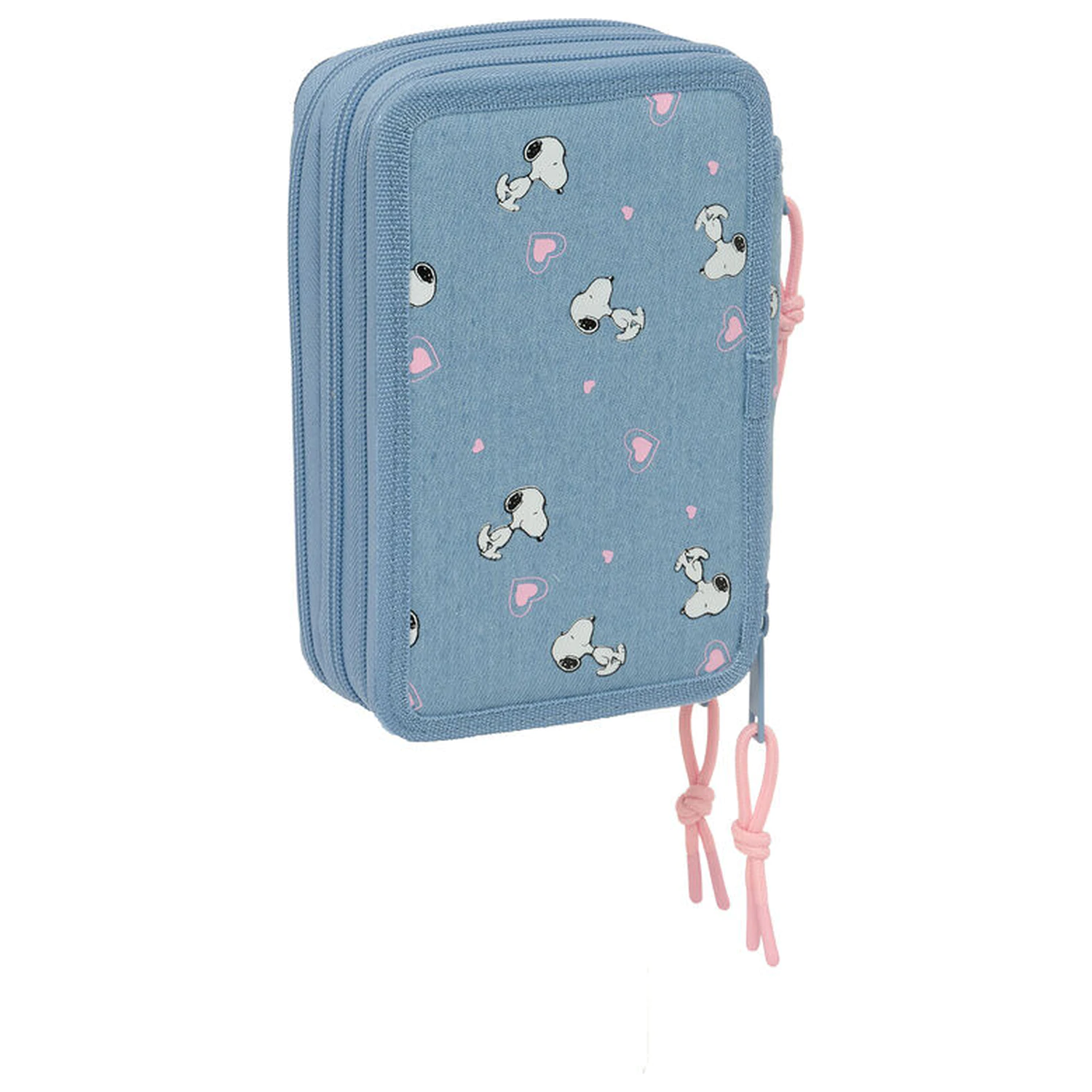 Peanuts Snoopy Dreifach-Federmäppchen 37 Teile Produktfoto