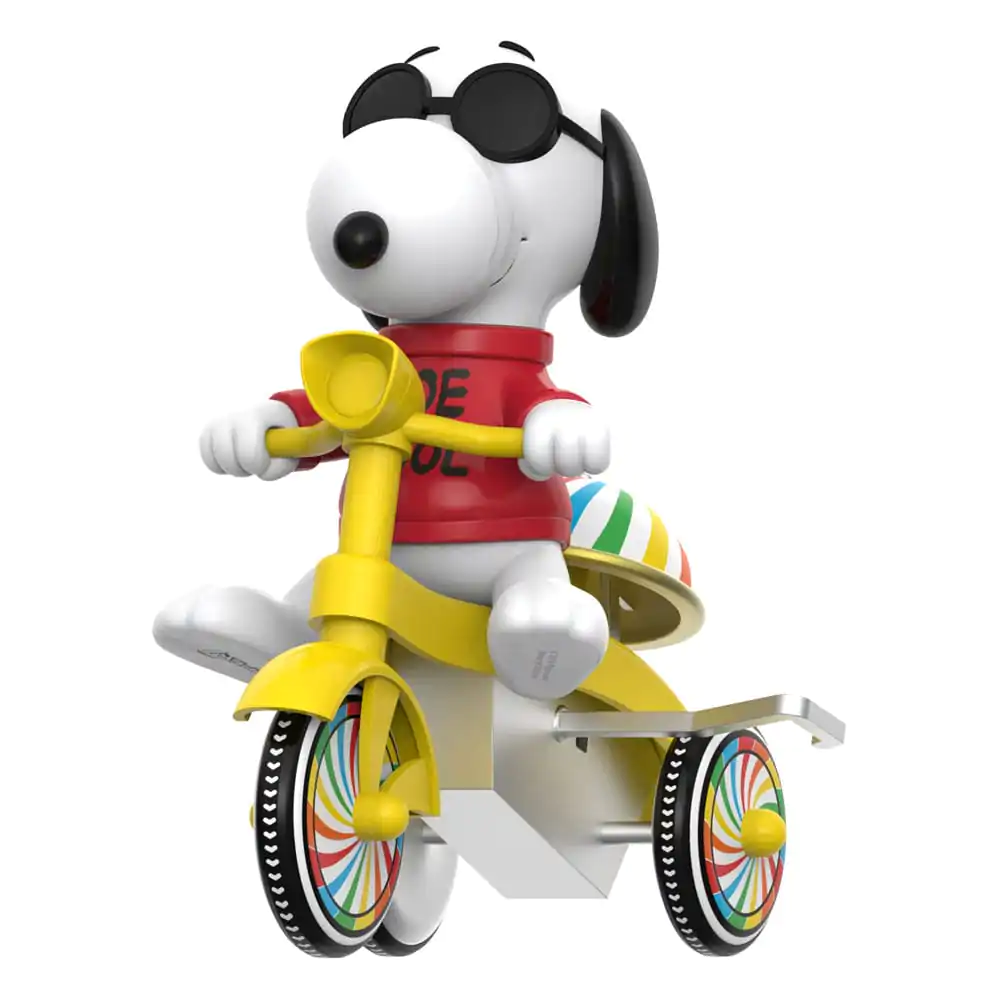 Peanuts Super Cycles Action Figur Joe Cool (Rot mit Gelbem Trike) 13 cm Produktfoto