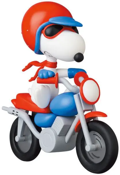 Peanuts UDF Serie 13 Minifgur Motocross Snoopy 10 cm Produktfoto