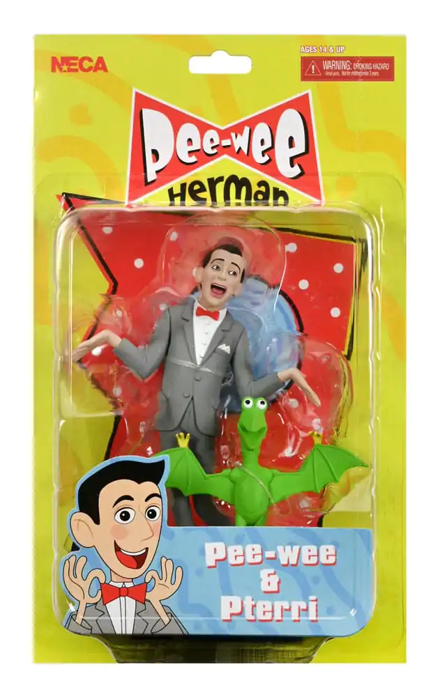Pee-Wee Herman Toony Classics Figur Pee-Wee &amp; Pterri 15 cm Produktfoto