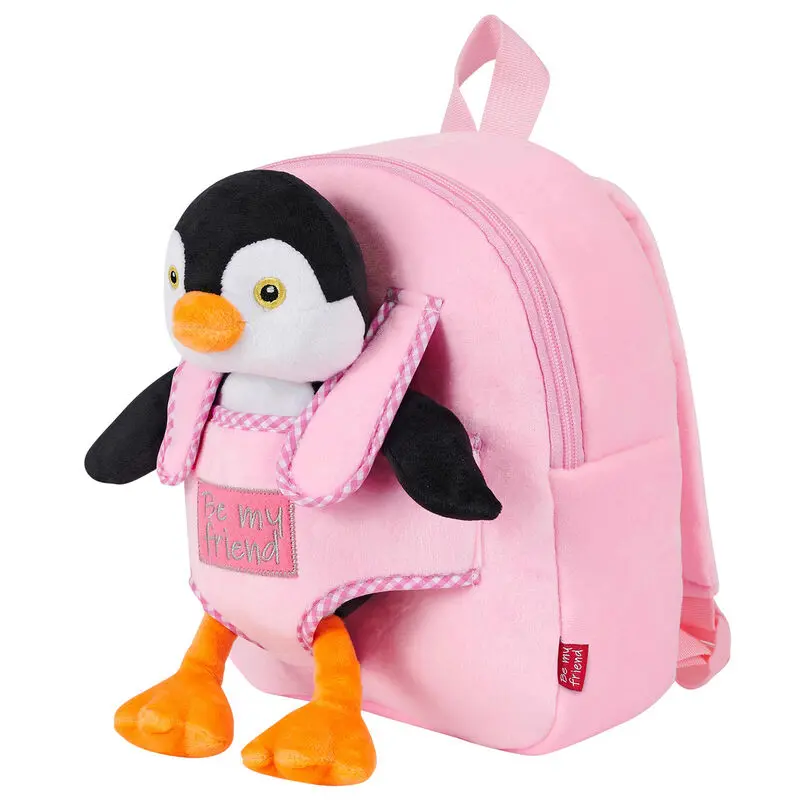 Peggie Penguin reversibel Rucksack mit Plüschfigur 27cm termékfotó