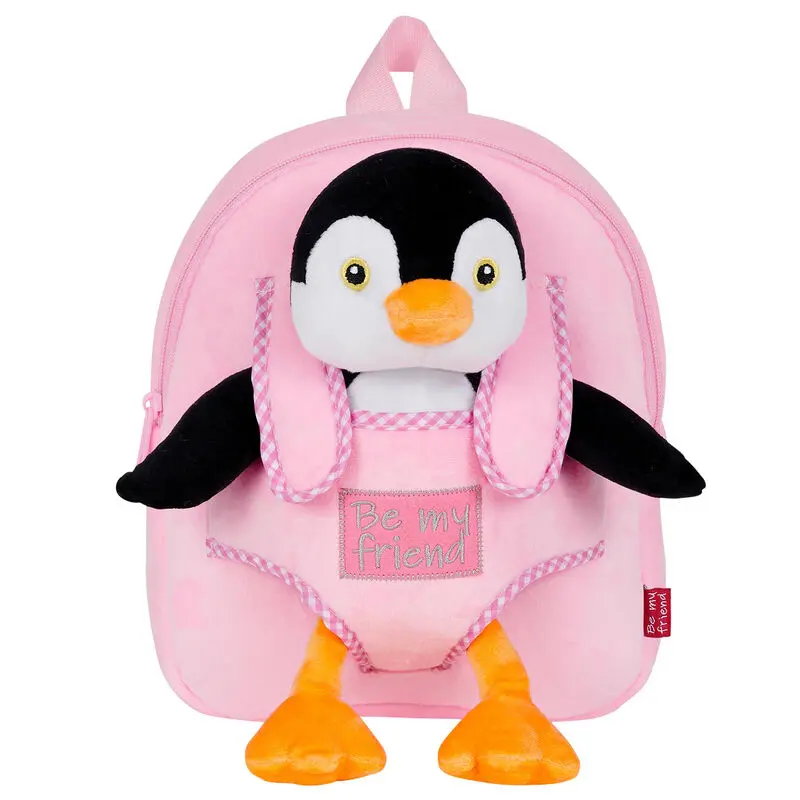 Peggie Penguin reversibel Rucksack mit Plüschfigur 27cm termékfotó