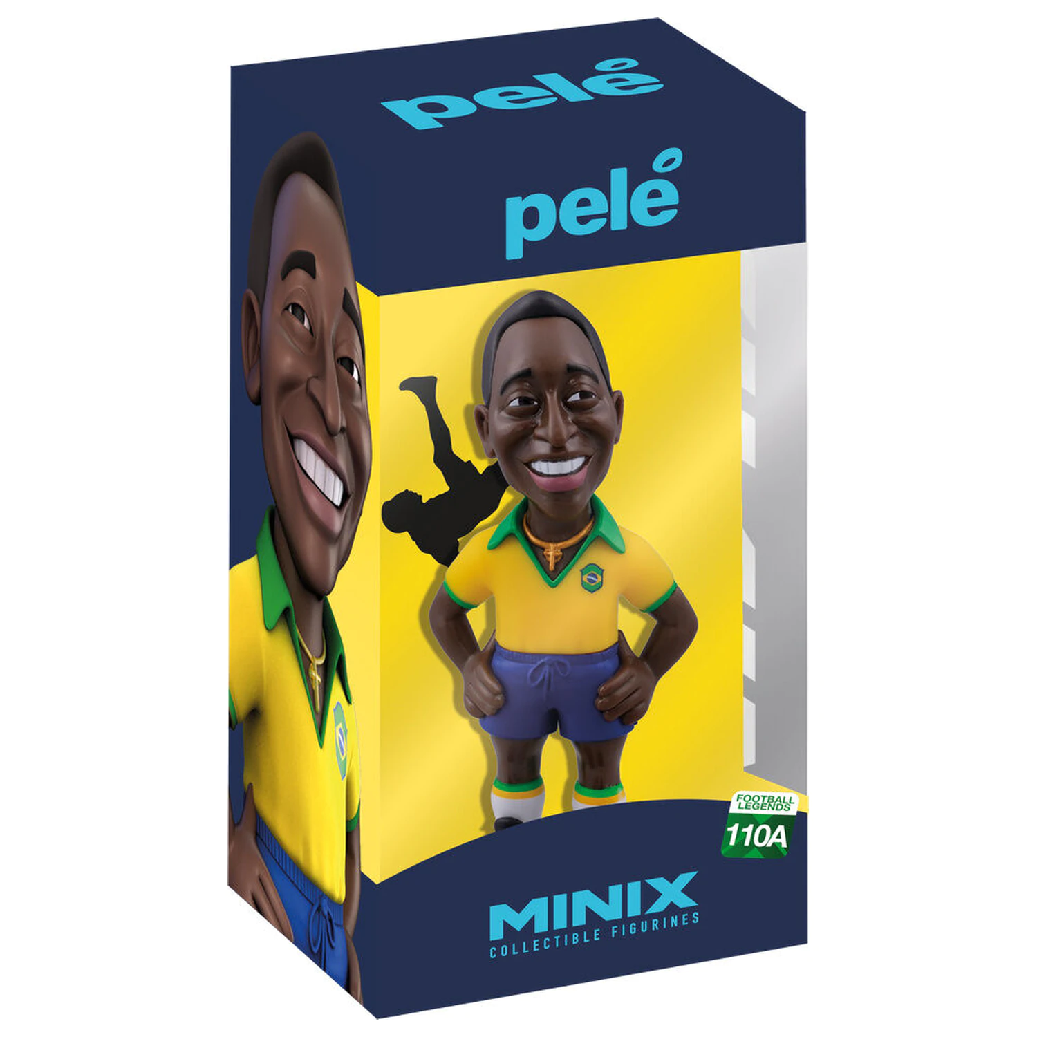 Pelé Brazil Figur minix 12cm Produktfoto