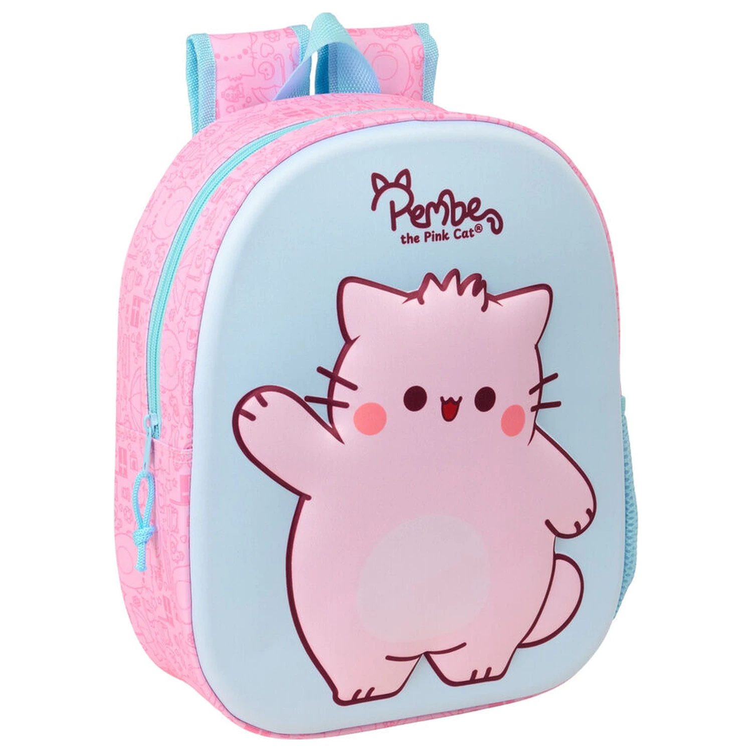 Pembe The Pink Cat 3D Rucksack 33cm Produktfoto