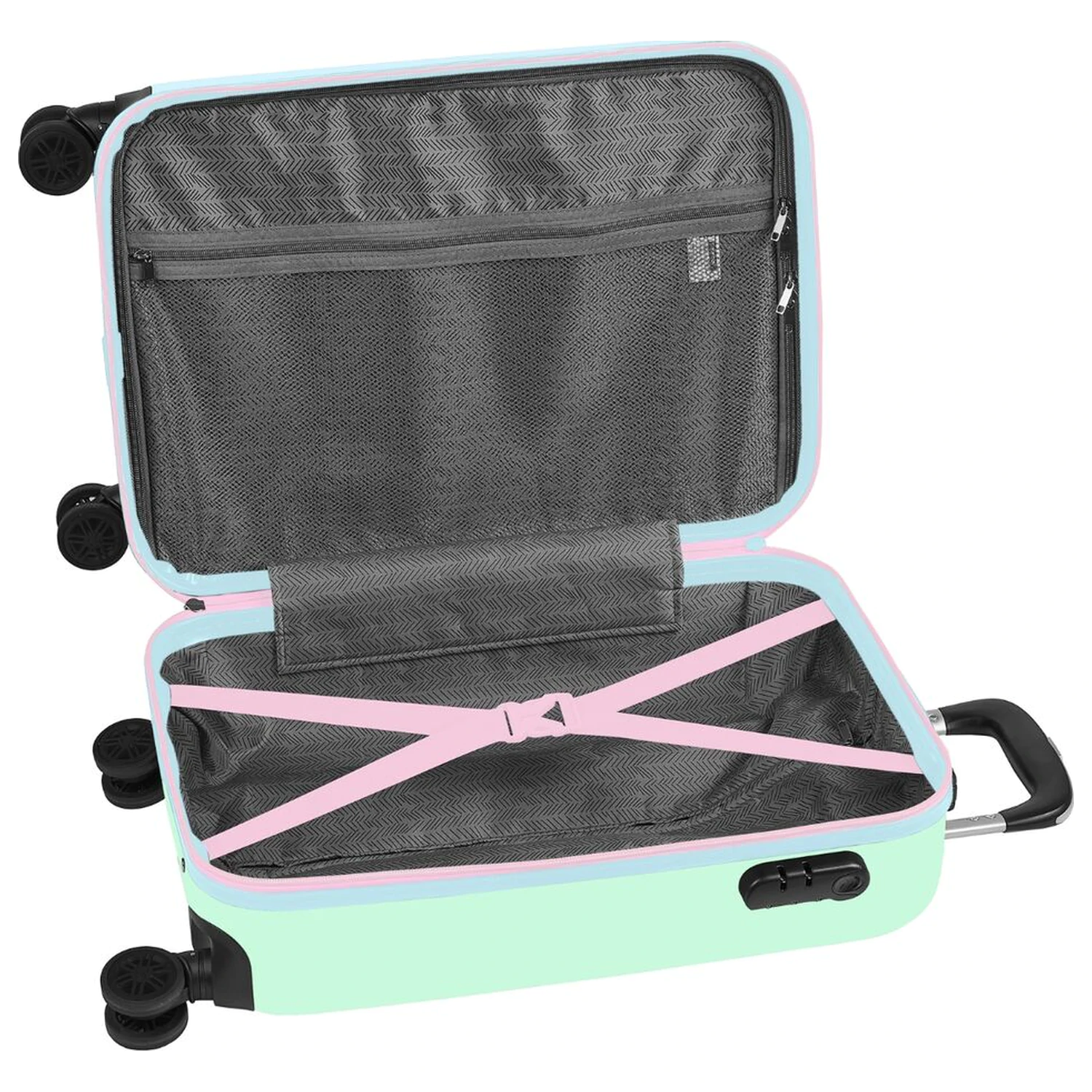 Pembe The Pink Cat ABS Trolley Koffer 55cm Produktfoto