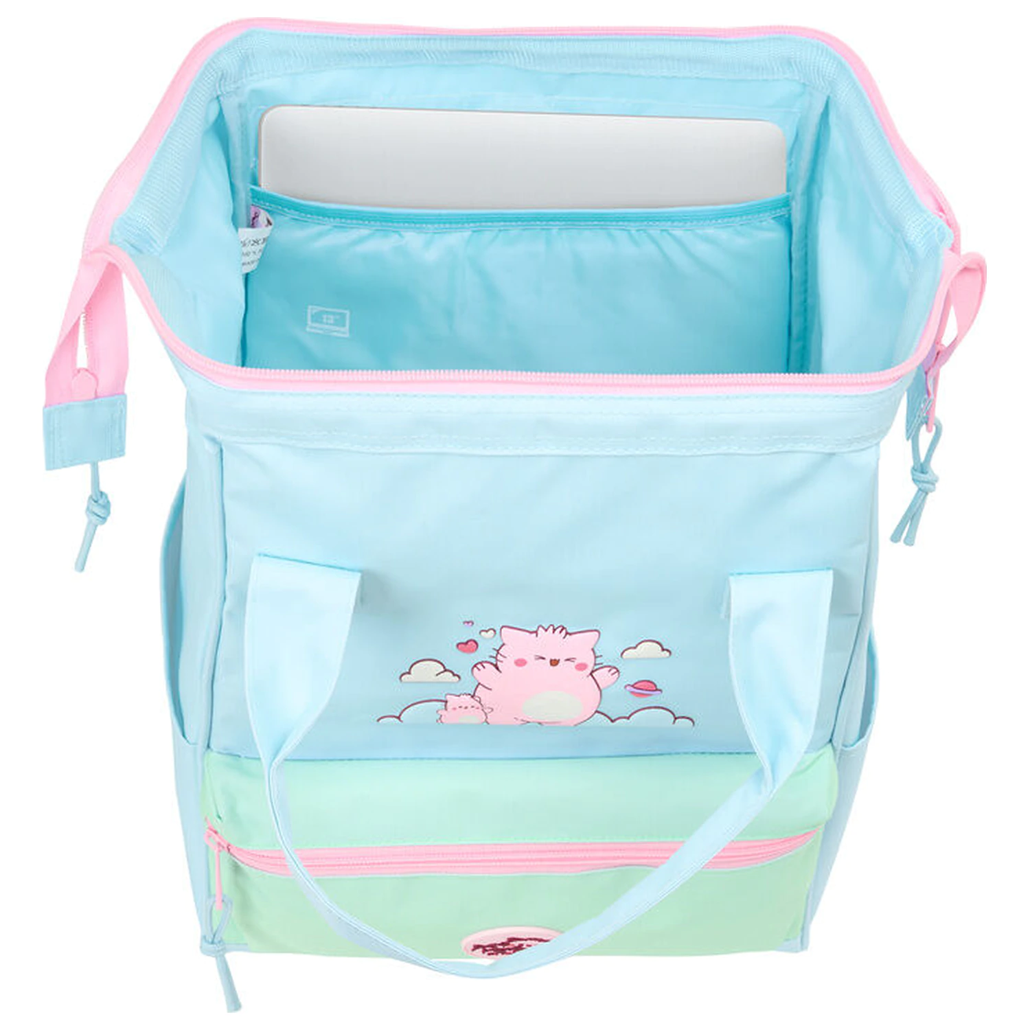 Pembe The Pink Cat Rucksack mit Laptoptasche 40cm Produktfoto