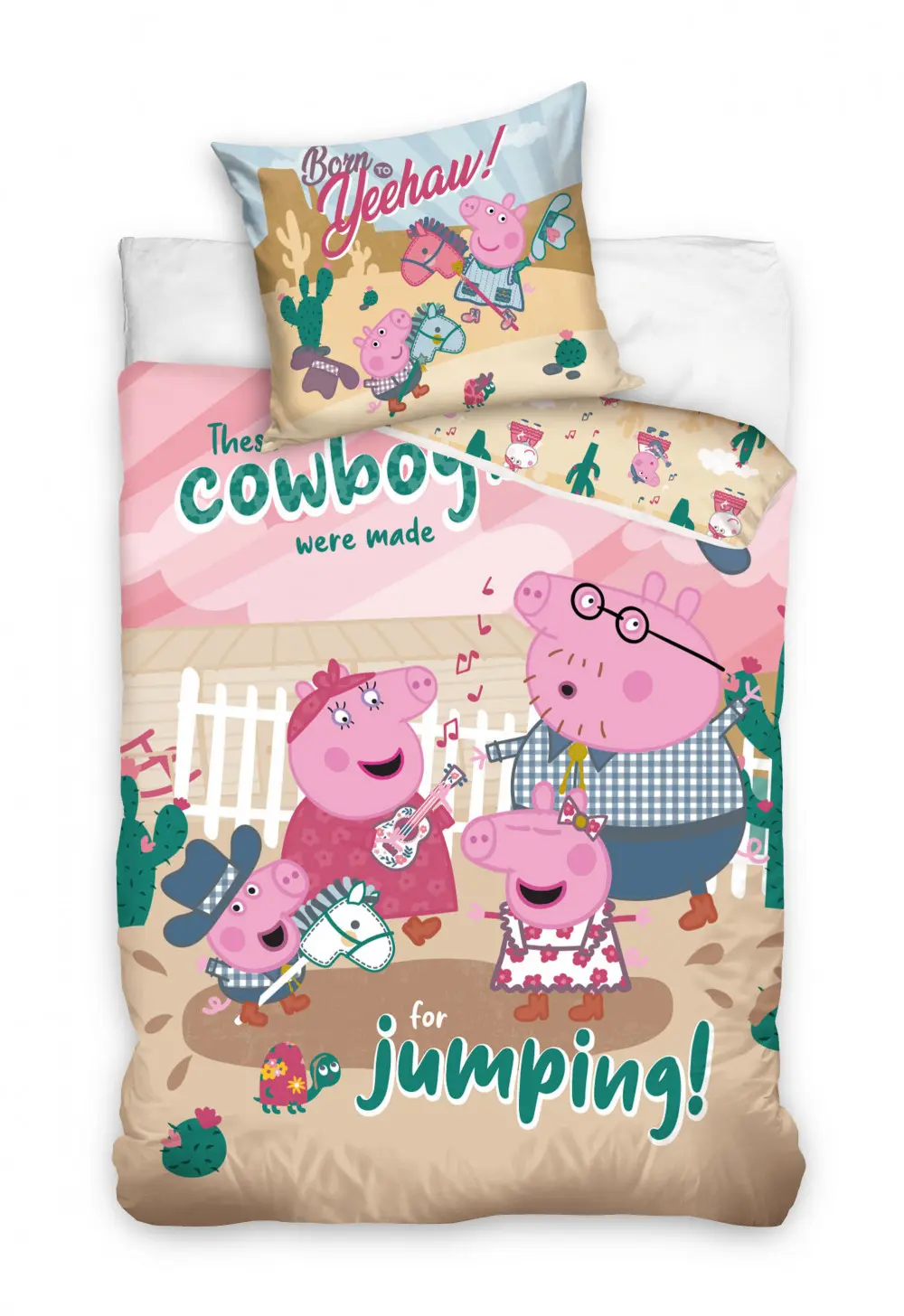 Peppa Pig Bettbezug-Set 140x200cm, 70x90cm Produktfoto