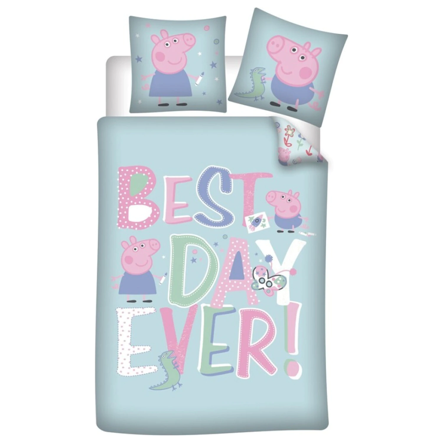 Peppa Pig Best Day Mikrofaser Bettbezug Produktfoto