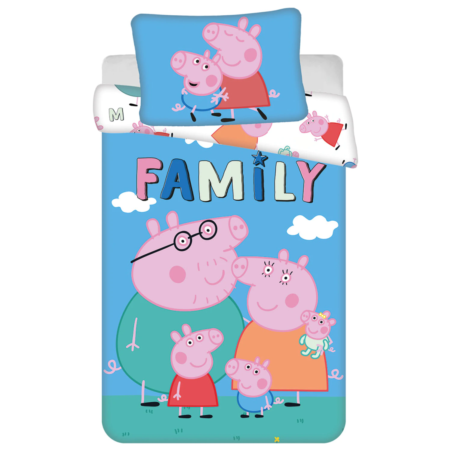 Peppa Pig Big Pig Family Kinder, Vorschule Bettbezug Produktfoto