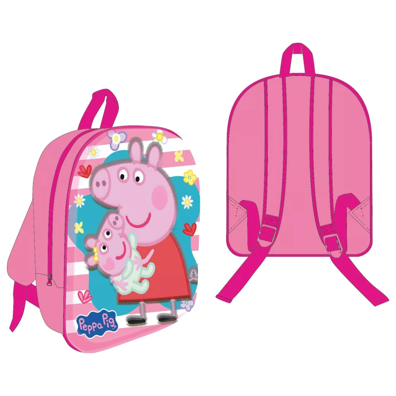 Peppa Pig Evie 3D Rucksack, Tasche 30 cm Produktfoto