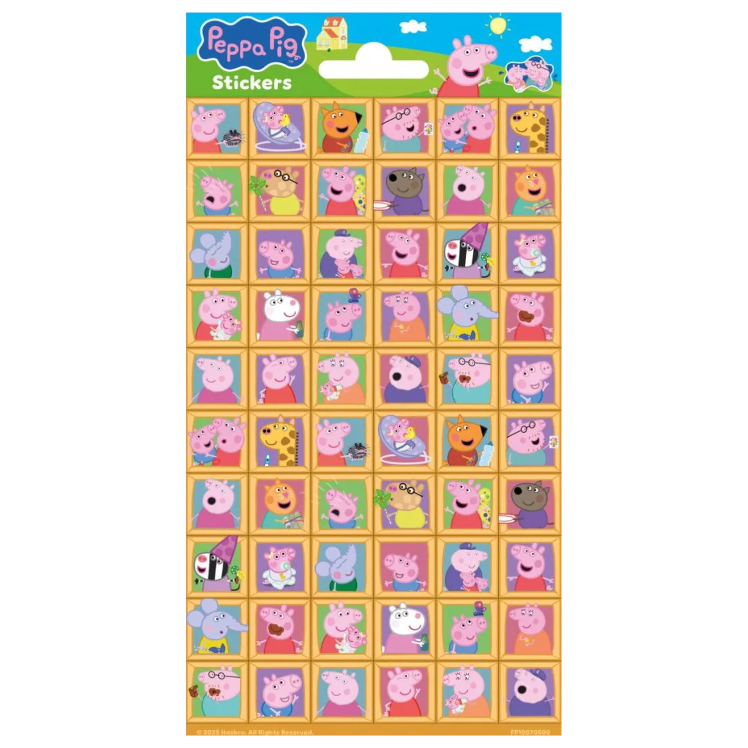 Peppa Pig Family Time Aufkleber Produktfoto
