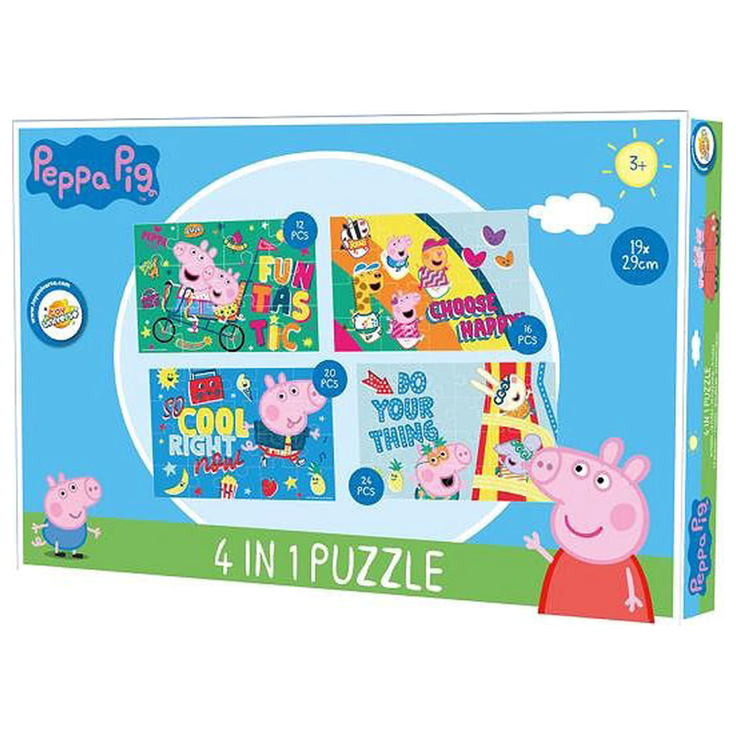 Peppa Pig Fun 4-in-1 Puzzle Produktfoto