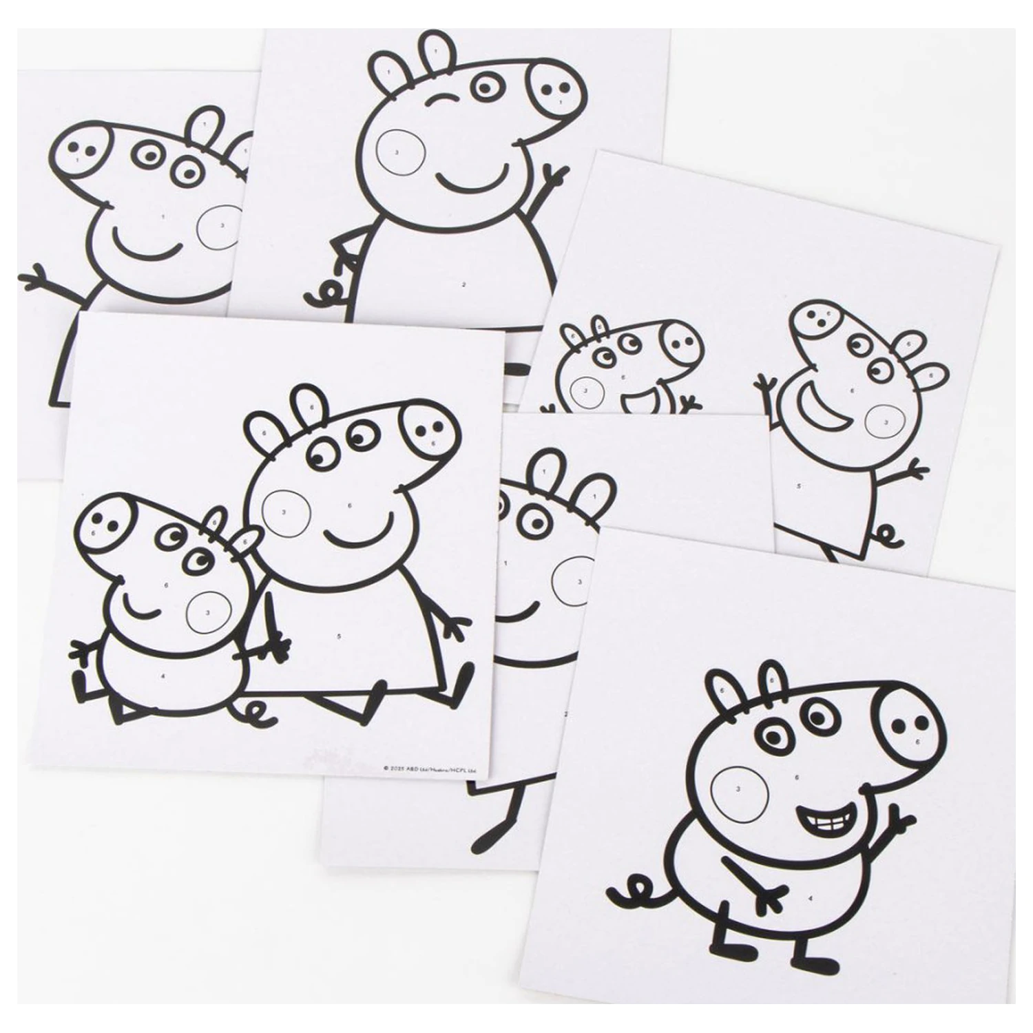 Peppa Pig Fun Nummeriert Malbuch-Set Produktfoto