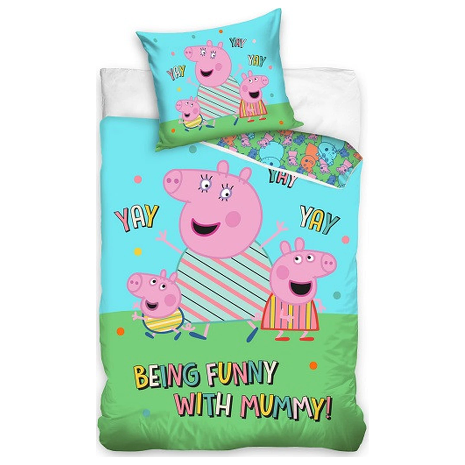 Peppa Pig Lustiger Bettbezug Produktfoto
