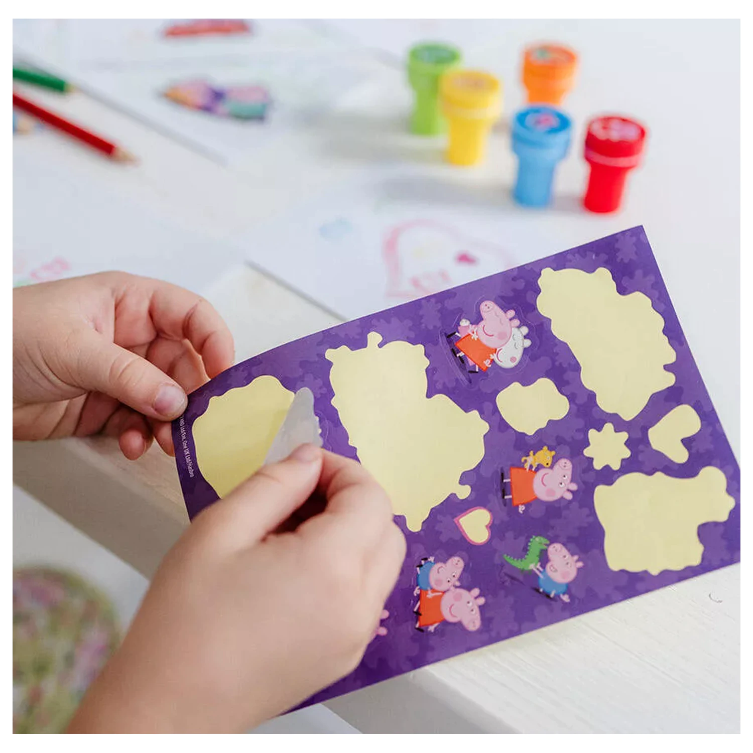 Peppa Pig Happiness Stempel Kreativ Set Produktfoto