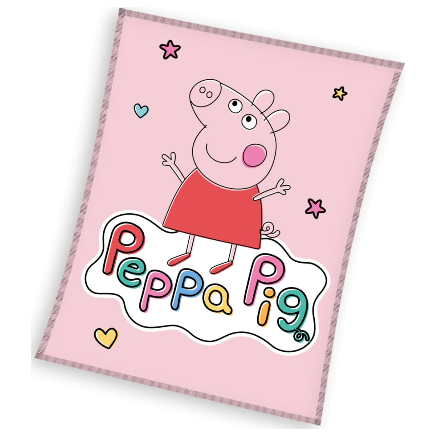 Peppa Pig Happy Fleece-Decke Produktfoto