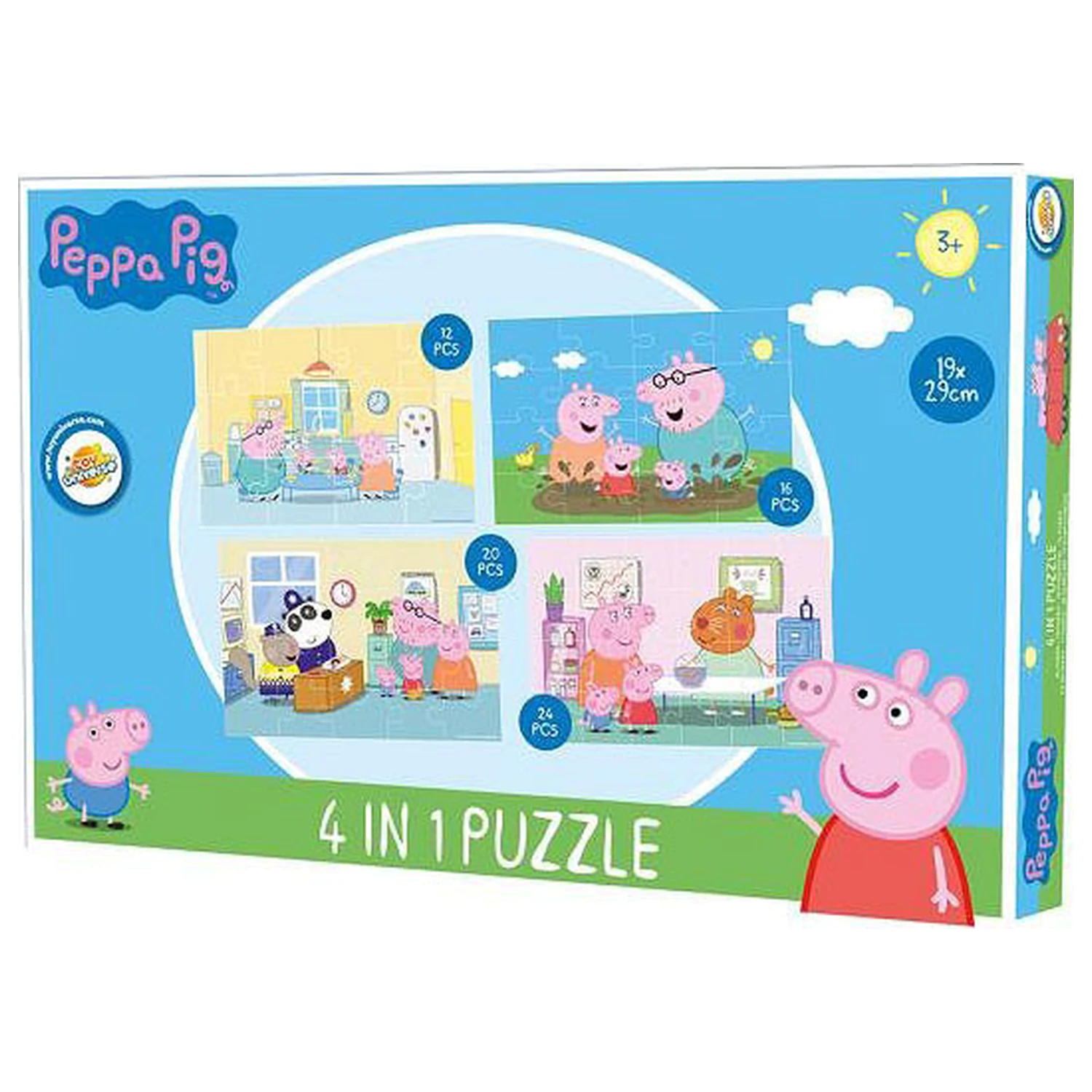 Peppa Pig Heim Puzzle 4-in-1 Produktfoto
