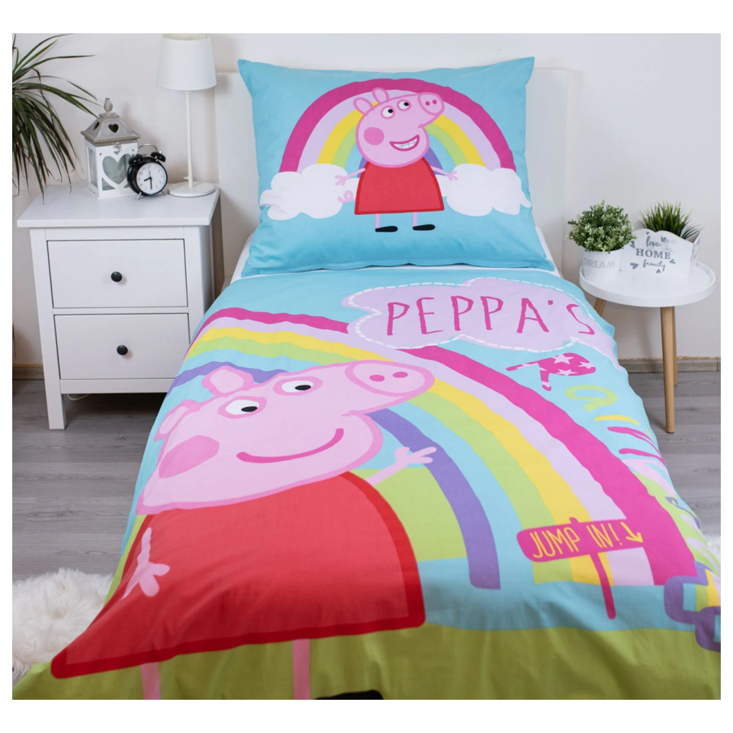 Peppa Pig Jump In Bettbezug Produktfoto