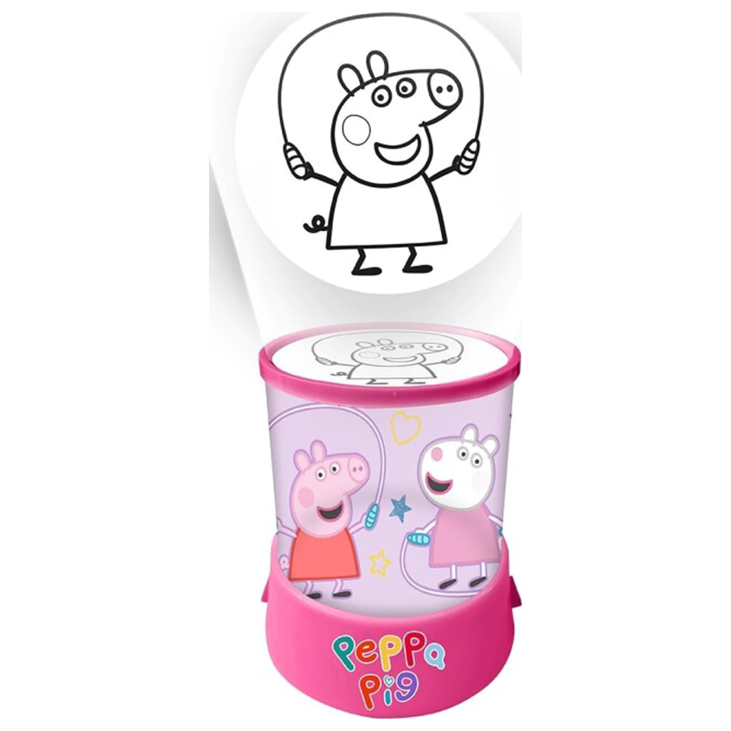 Peppa Pig Springseil 2-in-1 Projektor, Lampe, Nachtlicht Produktfoto
