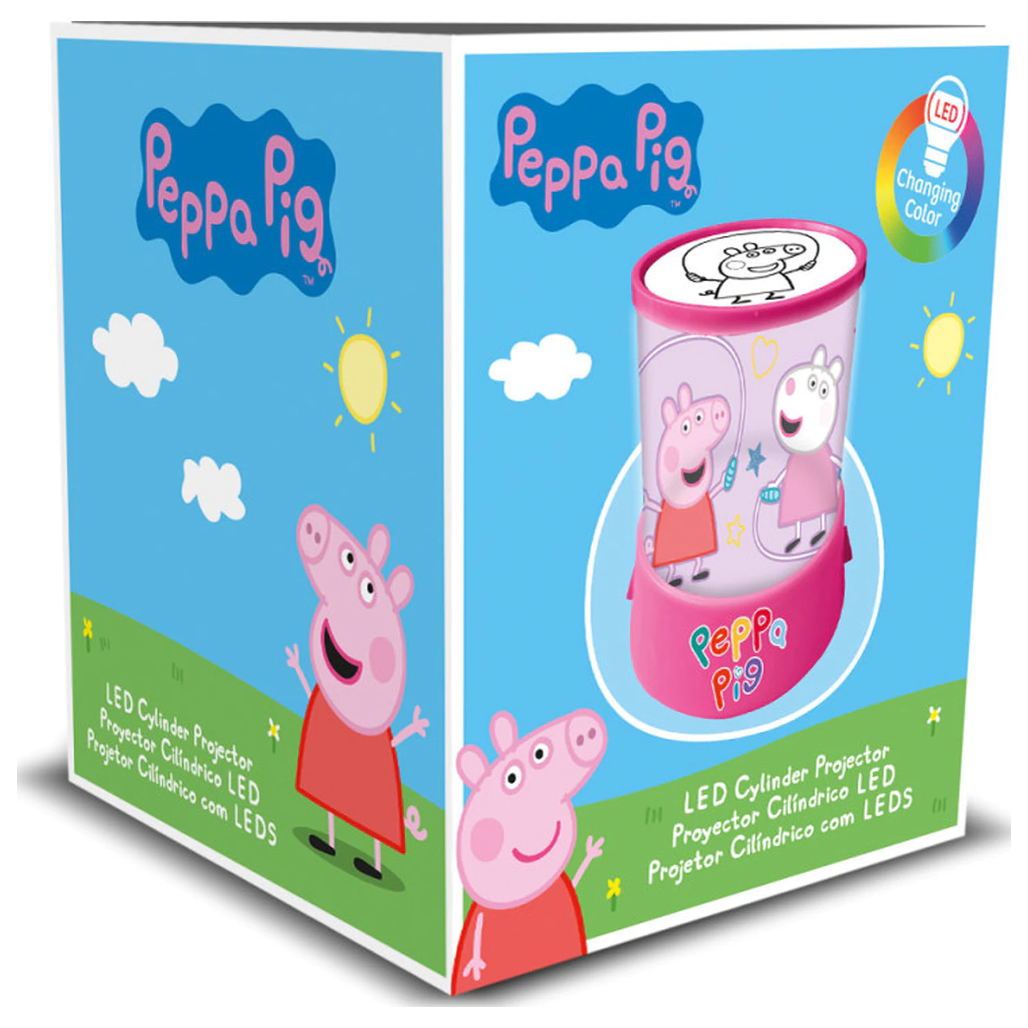 Peppa Pig Springseil 2-in-1 Projektor, Lampe, Nachtlicht Produktfoto