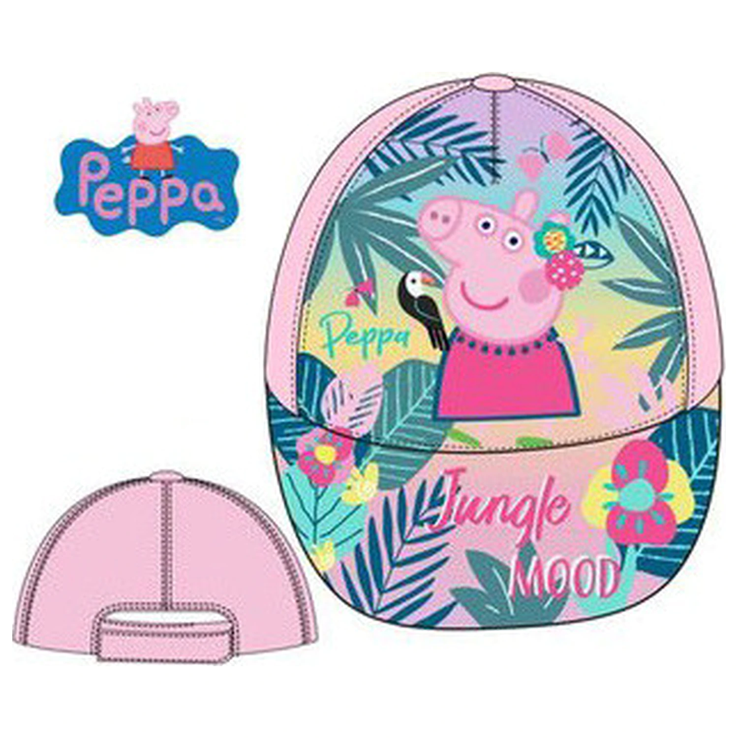 Peppa Pig Jungle Mood Kinder Baseballkappe 52 cm Produktfoto