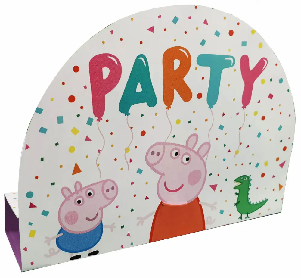 Peppa Pig Party Einladung 8 Stk. Produktfoto