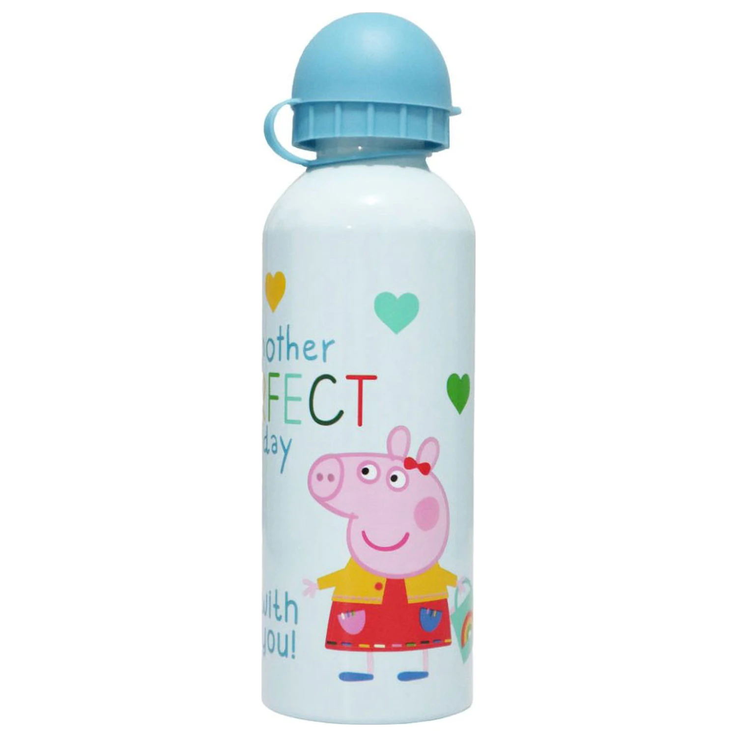Peppa Pig Perfect Day Aluminium Wasserflasche mit Trinktülle 500 ml Produktfoto