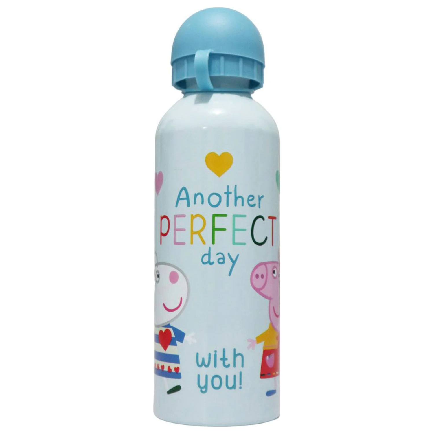 Peppa Pig Perfect Day Aluminium Wasserflasche mit Trinktülle 500 ml Produktfoto