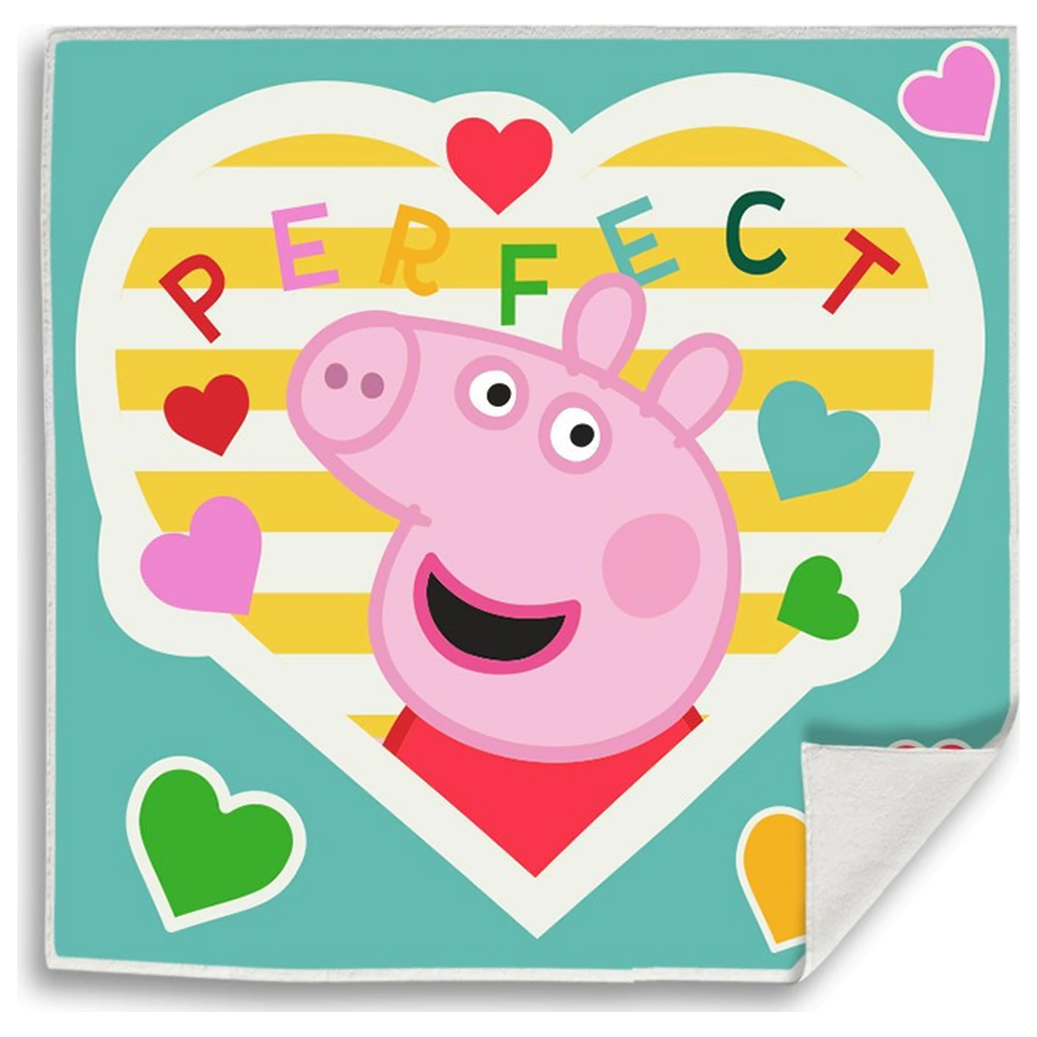 Peppa Pig Perfect Magical Hand- und Gesichtstuch, Tuch 30x30cm Produktfoto