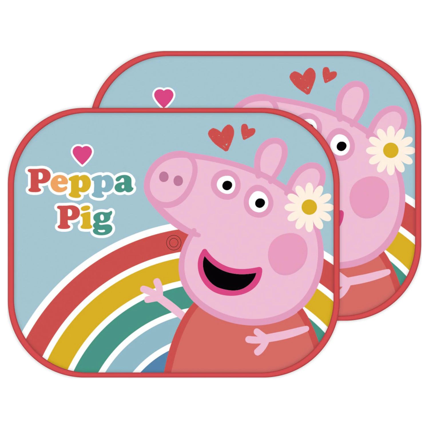 Peppa Pig Rainbow Sonnenblende für Fenster, 2 Stück Produktfoto