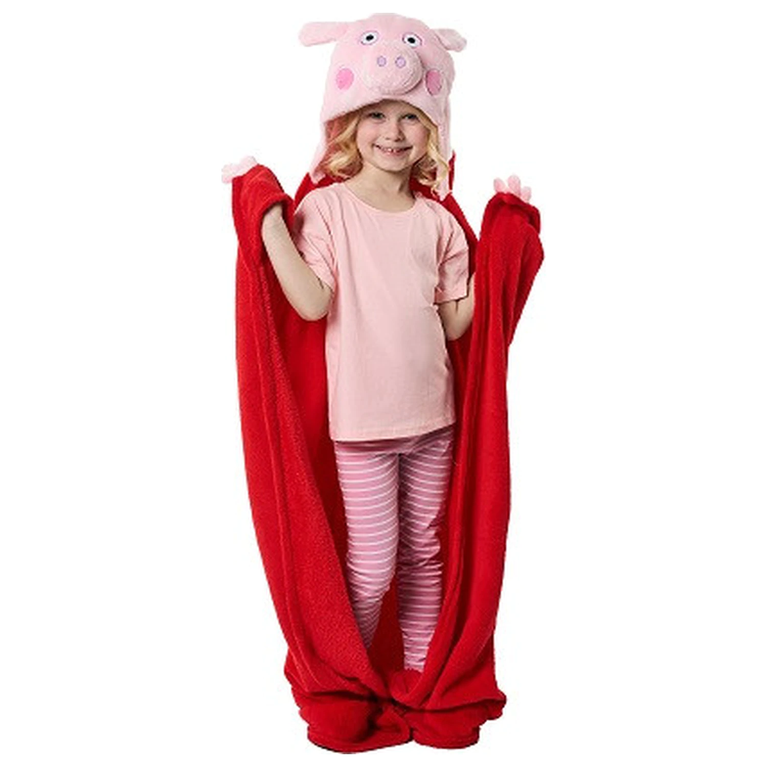 Peppa Pig rote Fleece-Decke Produktfoto