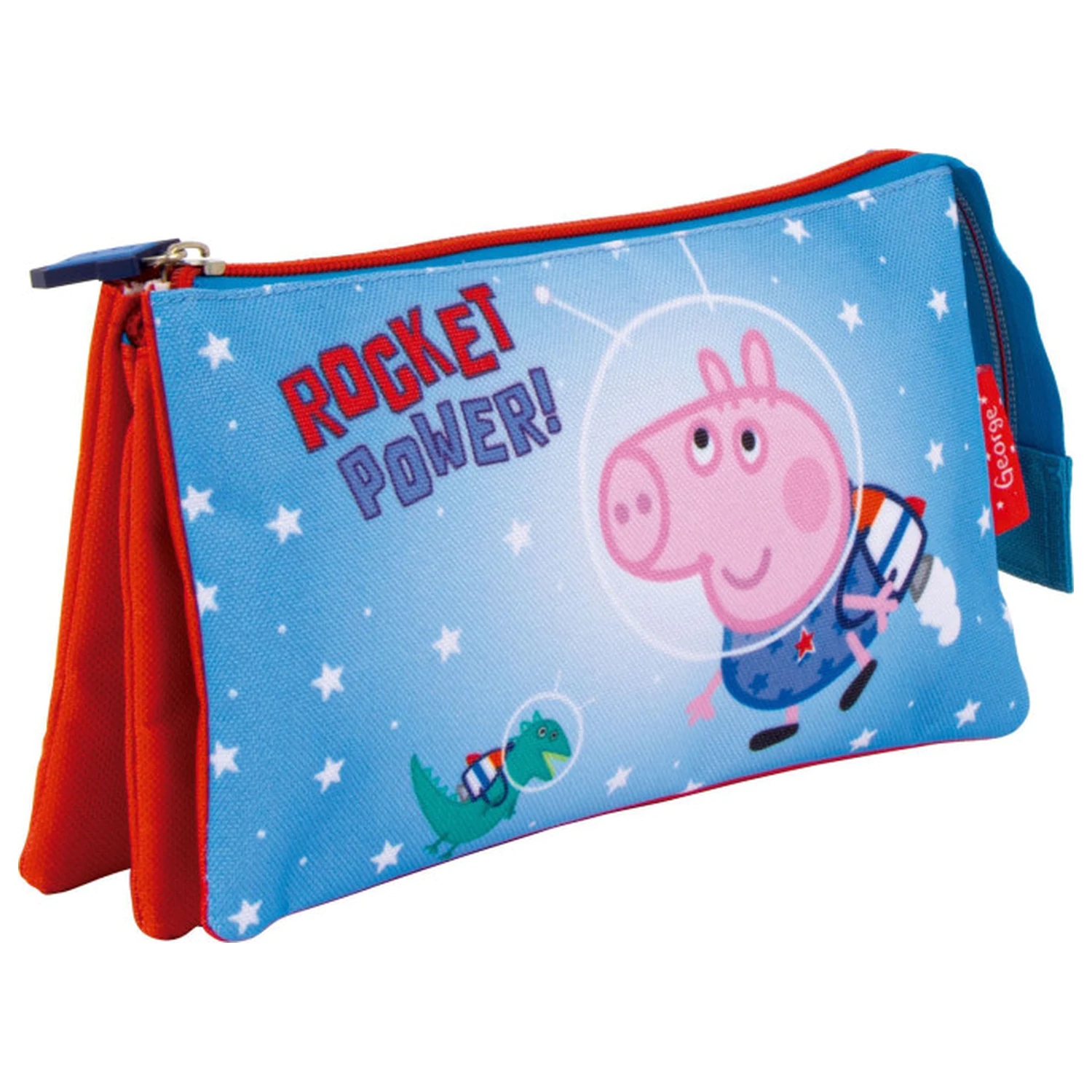 Peppa Pig Rocket 3-Fächer Federmappe 21 cm Produktfoto