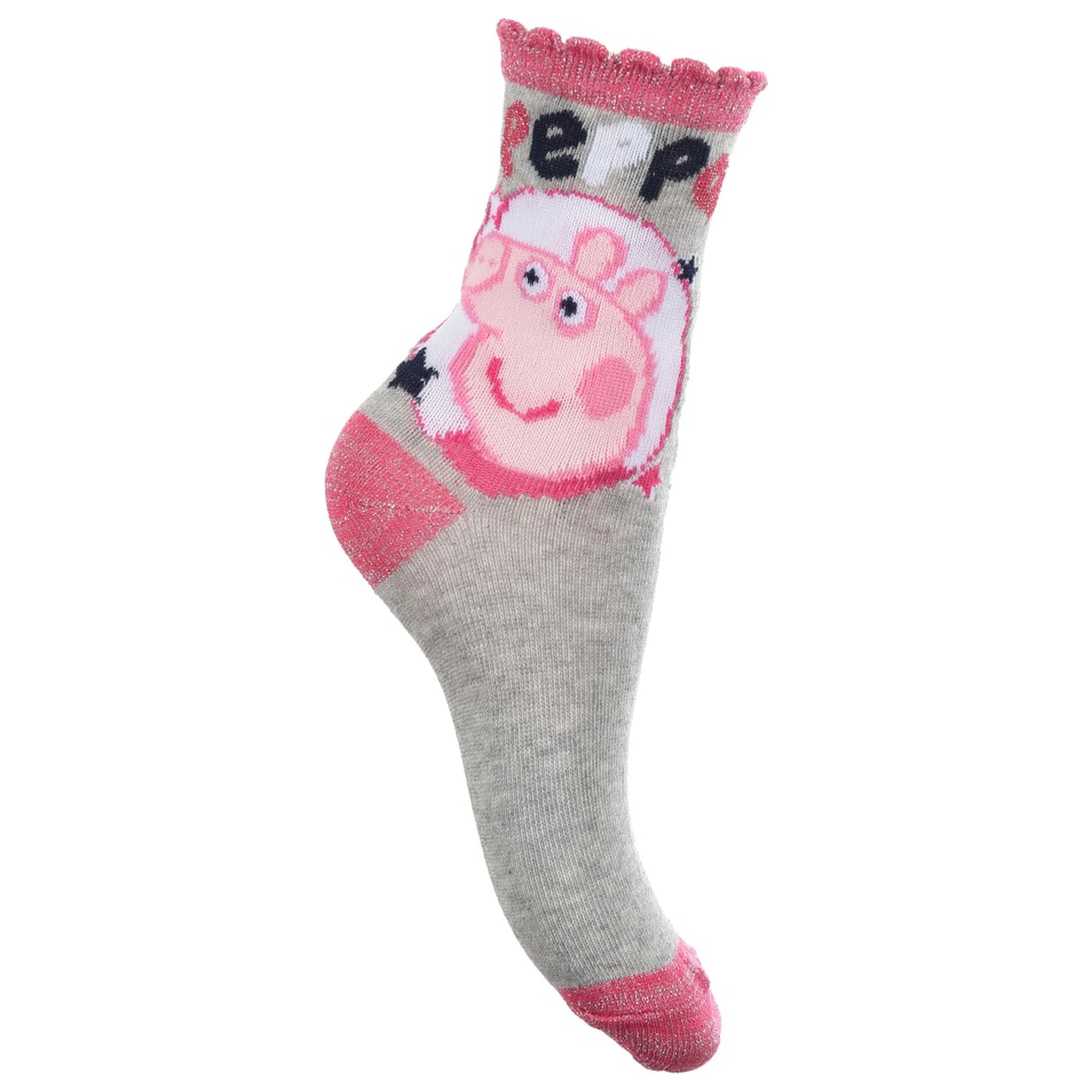 Peppa Pig Sparkle Steps Kinder Socken 27/30 Produktfoto