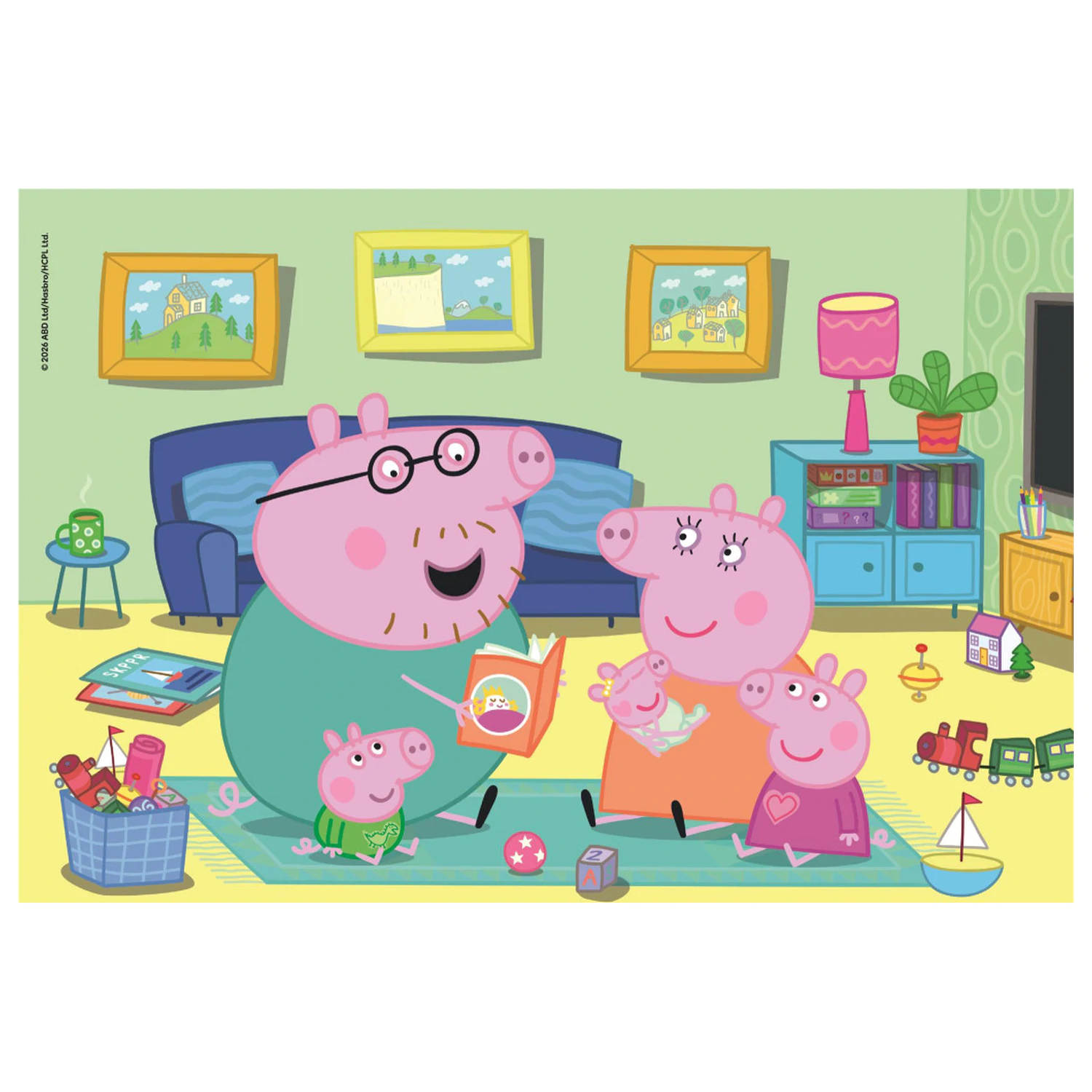 Peppa Pig Storytime 60-teiliges Puzzle Produktfoto