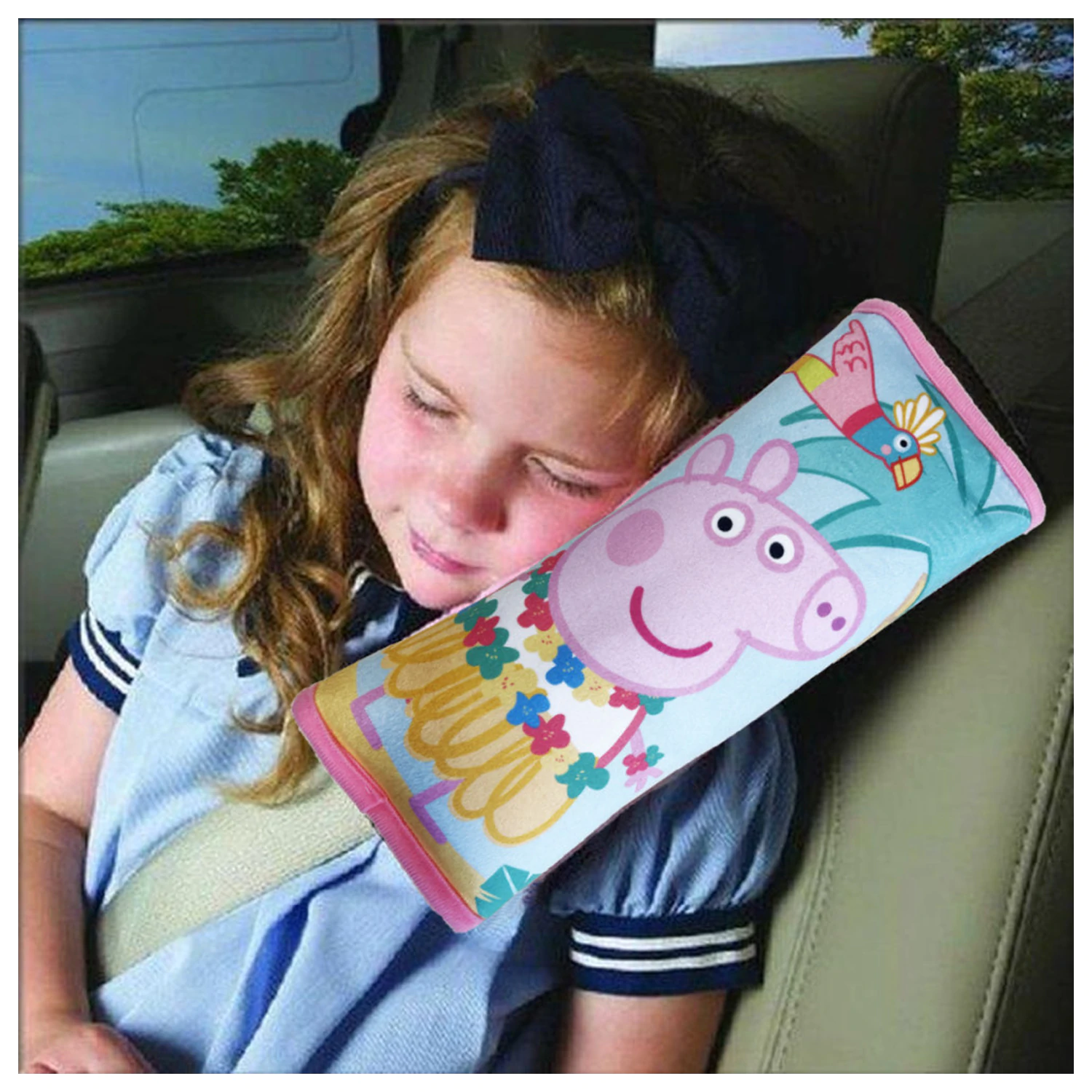 Peppa Pig Sommer Sitzgurt Protektor Kissen Produktfoto