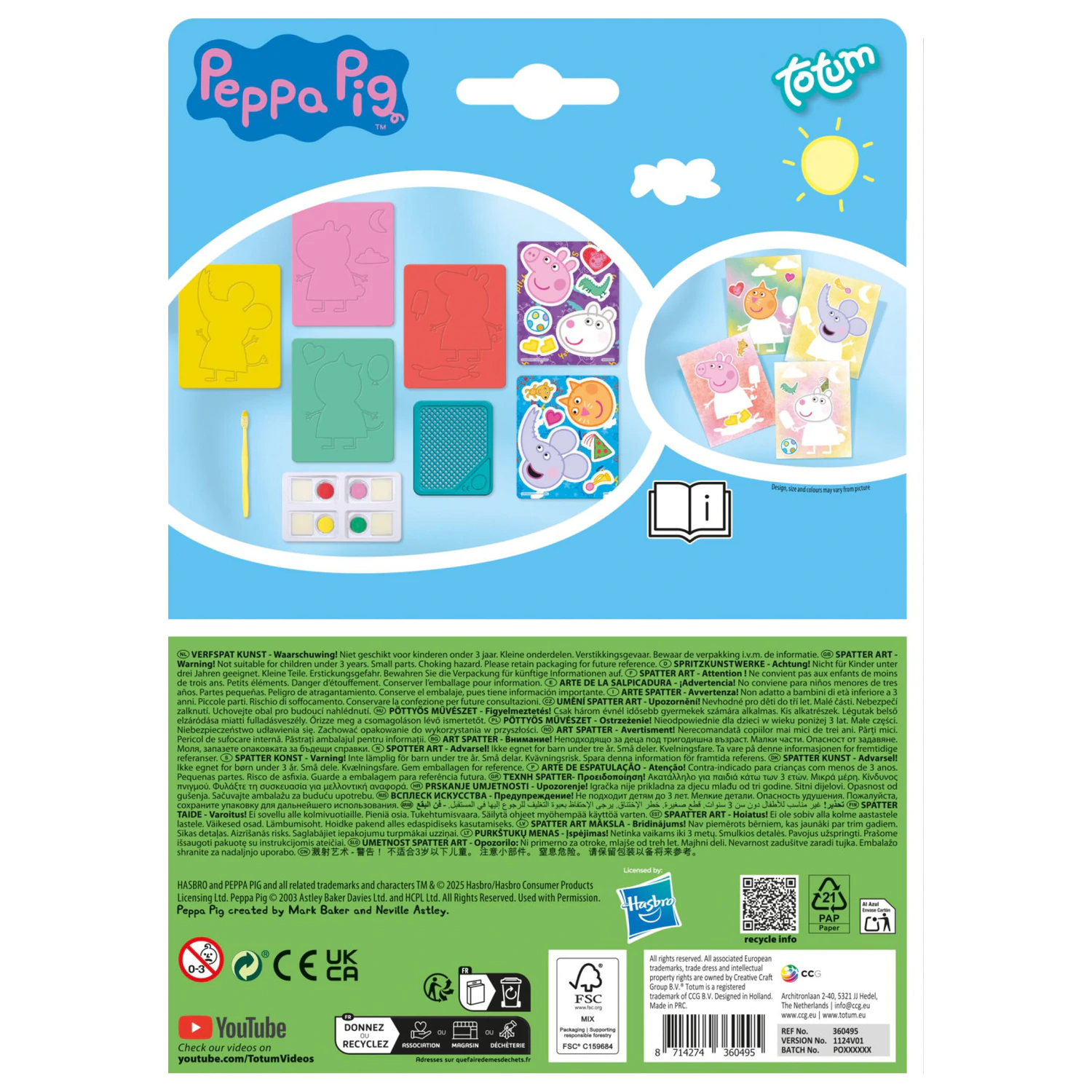 Peppa Pig Sommer Kreativ Set Produktfoto
