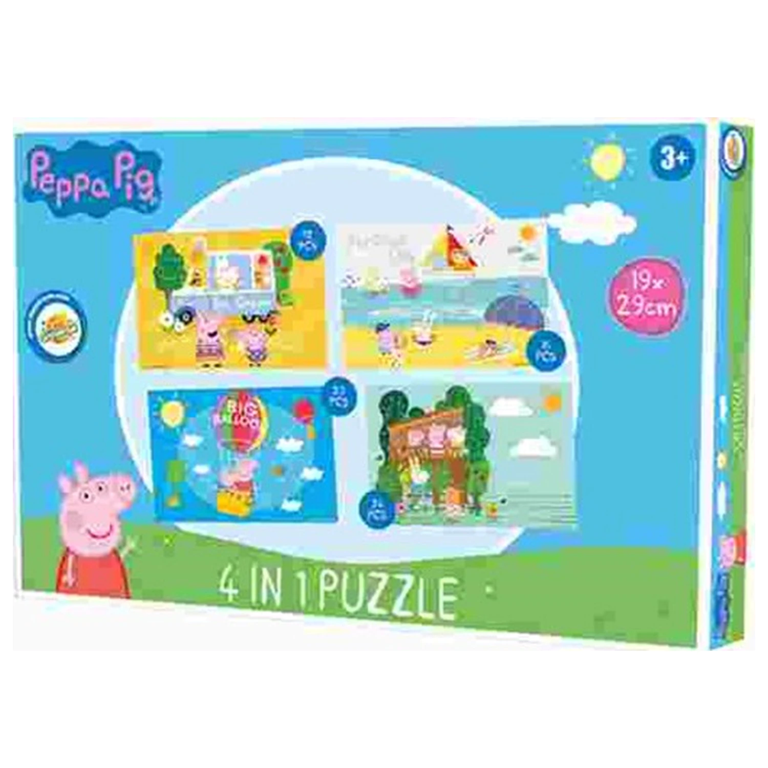 Peppa Pig Sommer 4-in-1 Puzzle Produktfoto