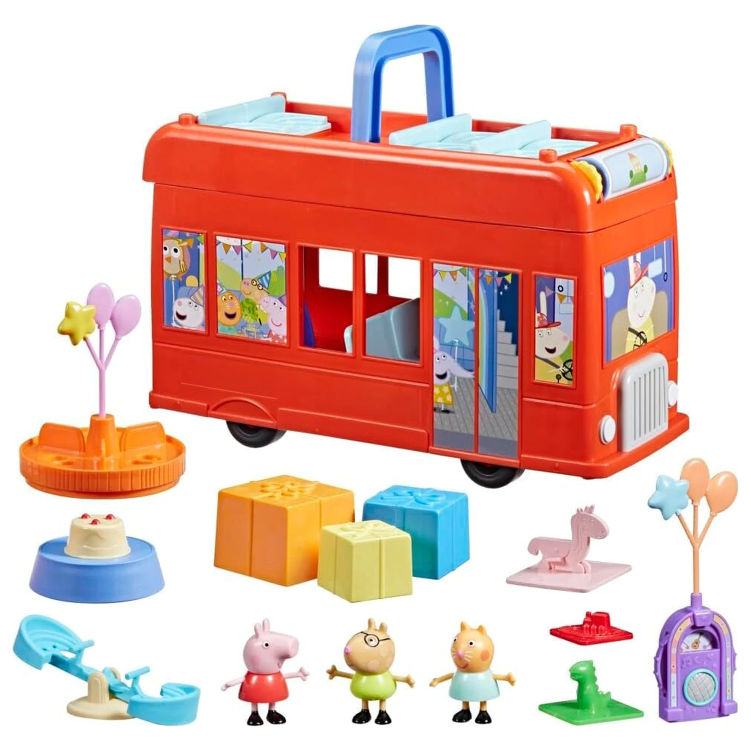 Peppa Pig 2-in-1 Partybus Spielset Produktfoto