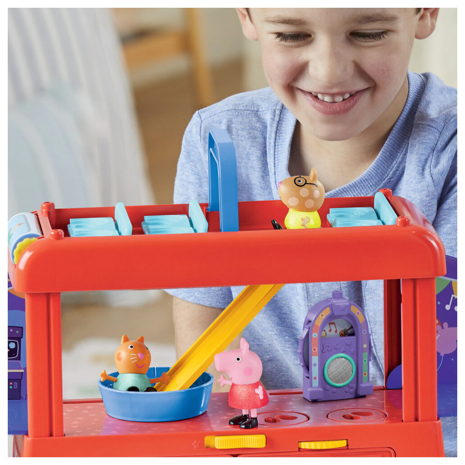 Peppa Pig 2-in-1 Partybus Spielset Produktfoto