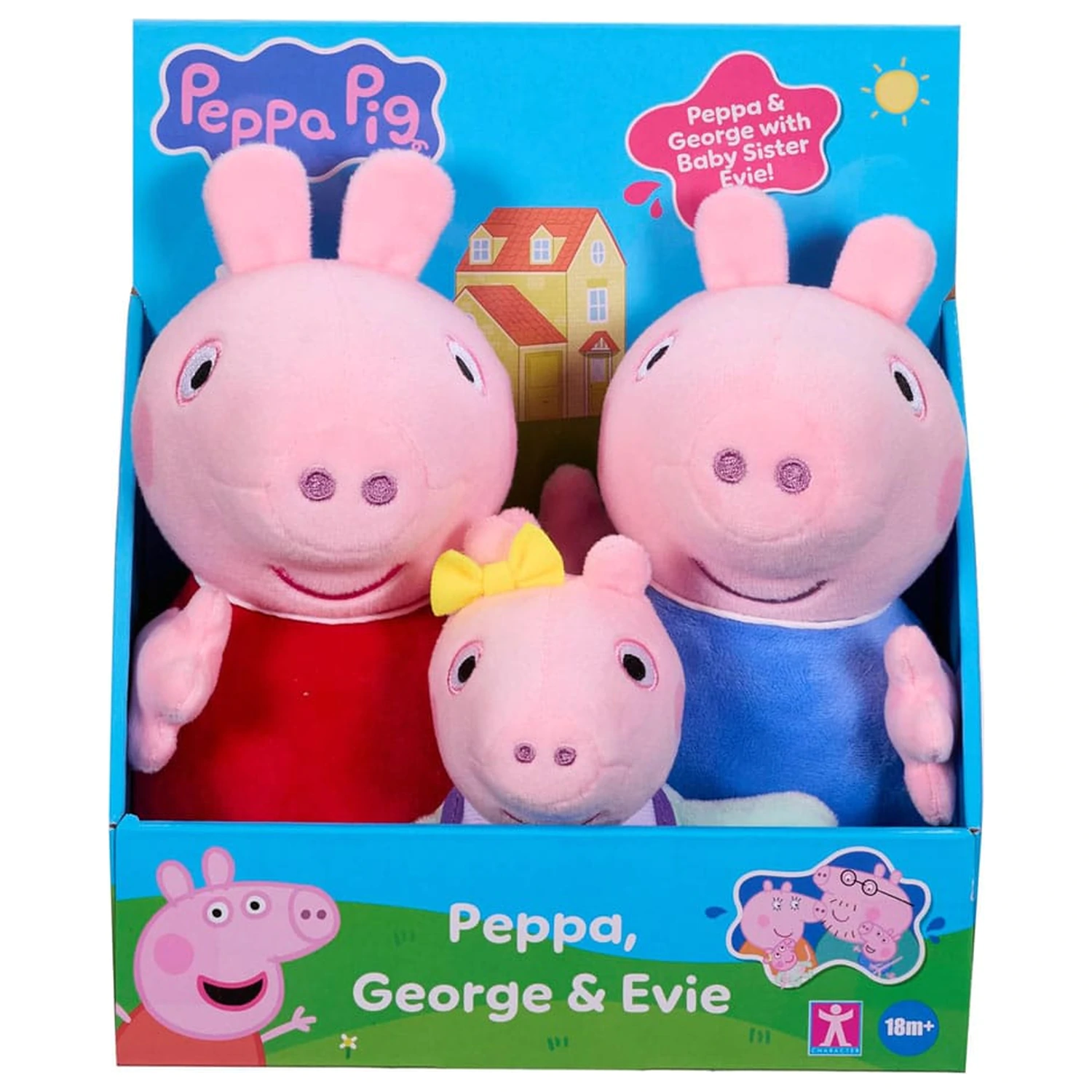 Peppa Pig Plüschfiguren 3er Pack Produktfoto