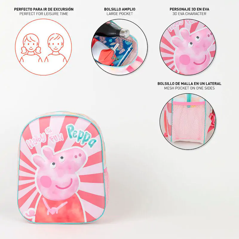 Peppa Pig 3D Rucksack 31cm Produktfoto